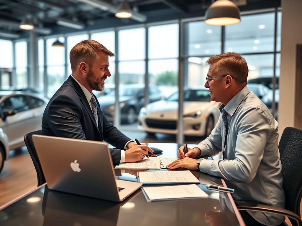 Dealership finance and insurance office